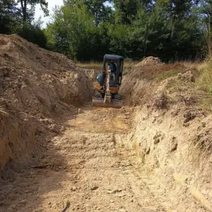tassement de la création de la mare en permaculture