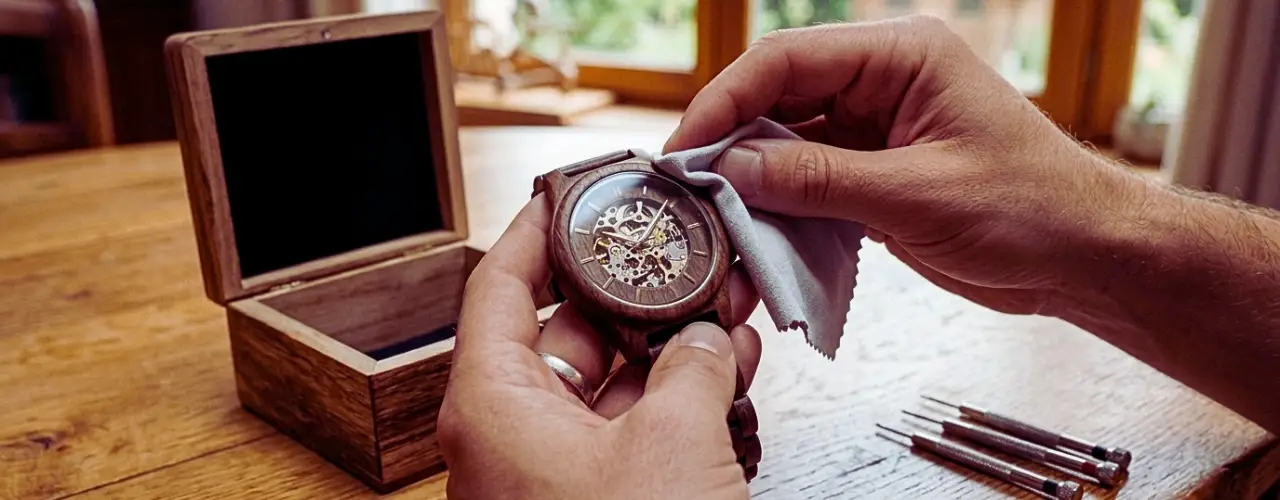 Comment entretenir votre montre en bois automatique